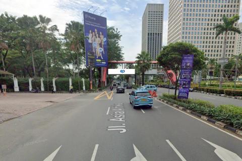 Jl. Asia Afrika (JPO Senayan), Jakarta Pusat