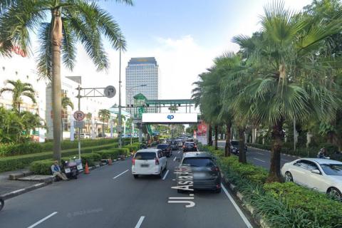 Jl. Asia Afrika (JPO Senayan), Jakarta Pusat