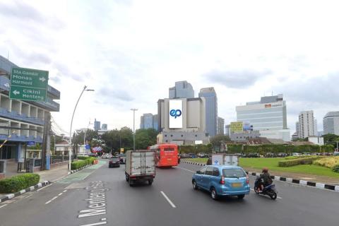 LED VIDEOTRON JL. WAHID HASYIM ( BUNDARAN TUGU TANI ), Jakarta Pusat