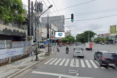 Perempatan Kertajaya sisi Timur (Arah dari Jl. Pucang), Surabaya