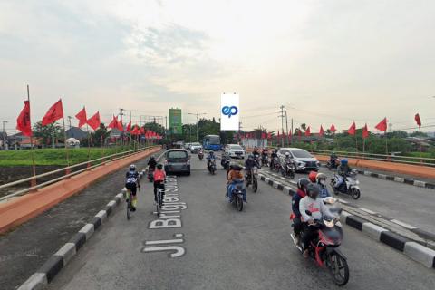 Jl Majapahit (Depan rumah Pompa BKT), Semarang