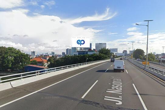 Billboard at Jl. Tol Latumenten - Semanggi KM 16, Jakarta Barat