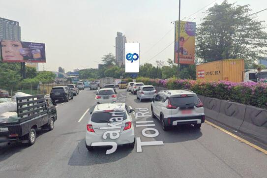 Billboard at Jl. Tol Jakarta - Tangerang KM 00+500 (Tol Tomang), Jakarta Barat