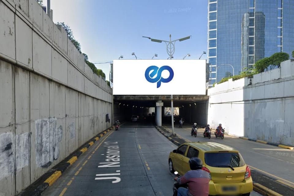 Billboard at Underpass Pondok Indah Jl. Sultan Iskandar Muda, Jakarta Selatan