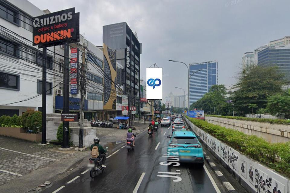 Billboard at Jl. Sultan Iskandar Muda (Dekat Gandaria city), Jakarta Selatan