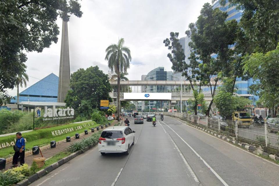 Billboard at JPO Pondok Indah (Jl. Sultan Iskandar Muda), Jakarta Selatan