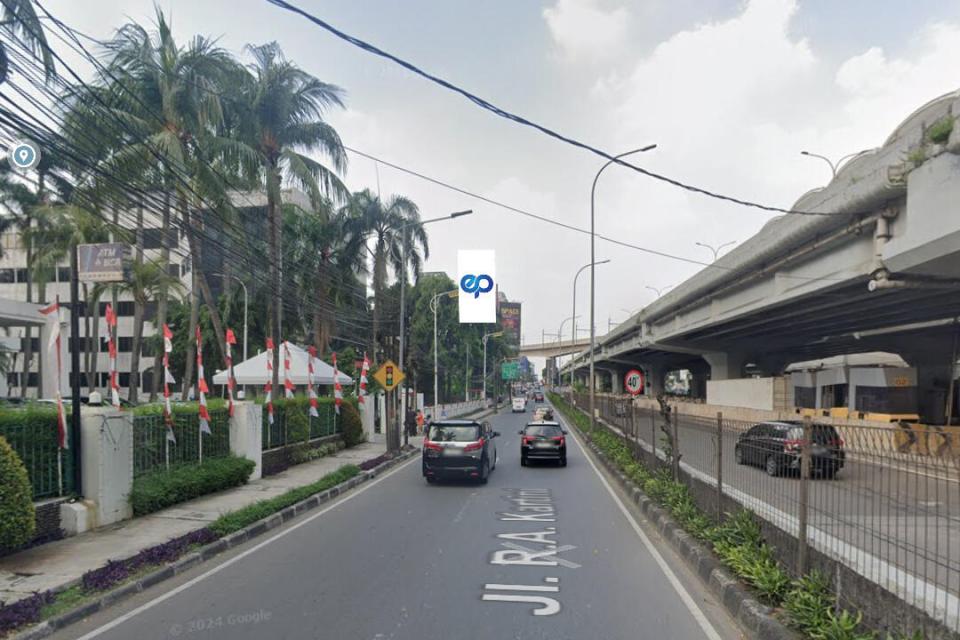 Billboard at JL. RA Kartini No. 26, Jakarta Selatan