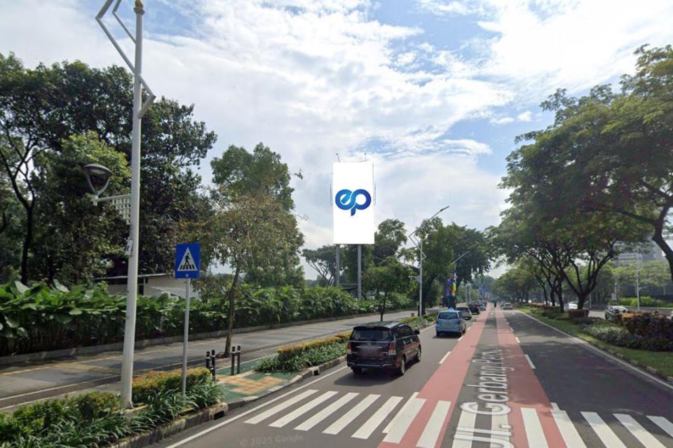 Billboard at Jl. Gerbang Pemuda (Titik 10) , Jakarta Pusat
