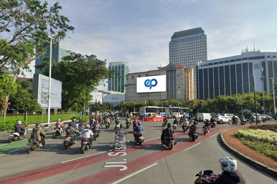 Billboard at Jl. Asia Afrika (STC Senayan), Jakarta Pusat