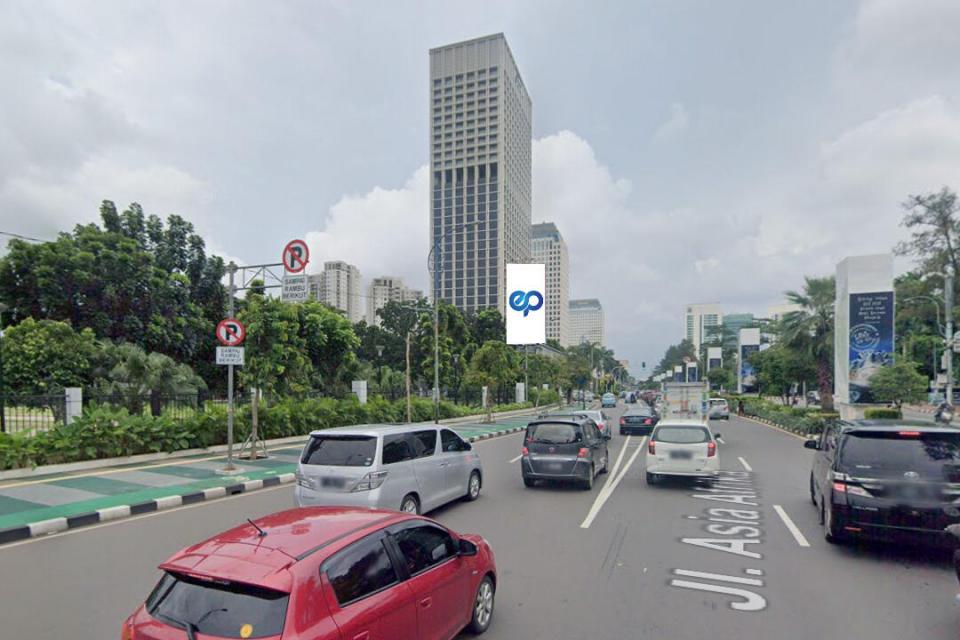 Billboard at Jl. Asia Afrika Titik 25 GBK Senayan, Jakarta Pusat