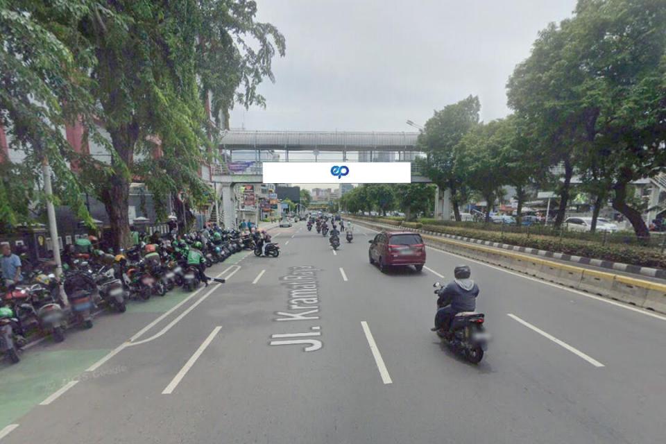 Billboard at JPO Kenari Mas Jl. Kramat Raya, Jakarta Pusat
