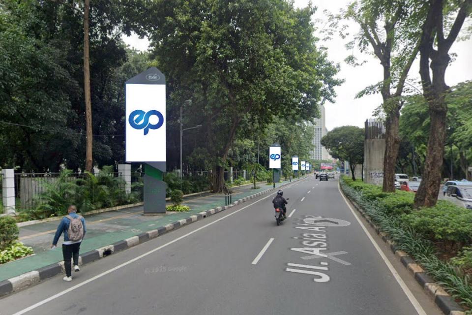 Videotron at LED Runner GBK - Jl Asia Afrika, jakarta Pusat