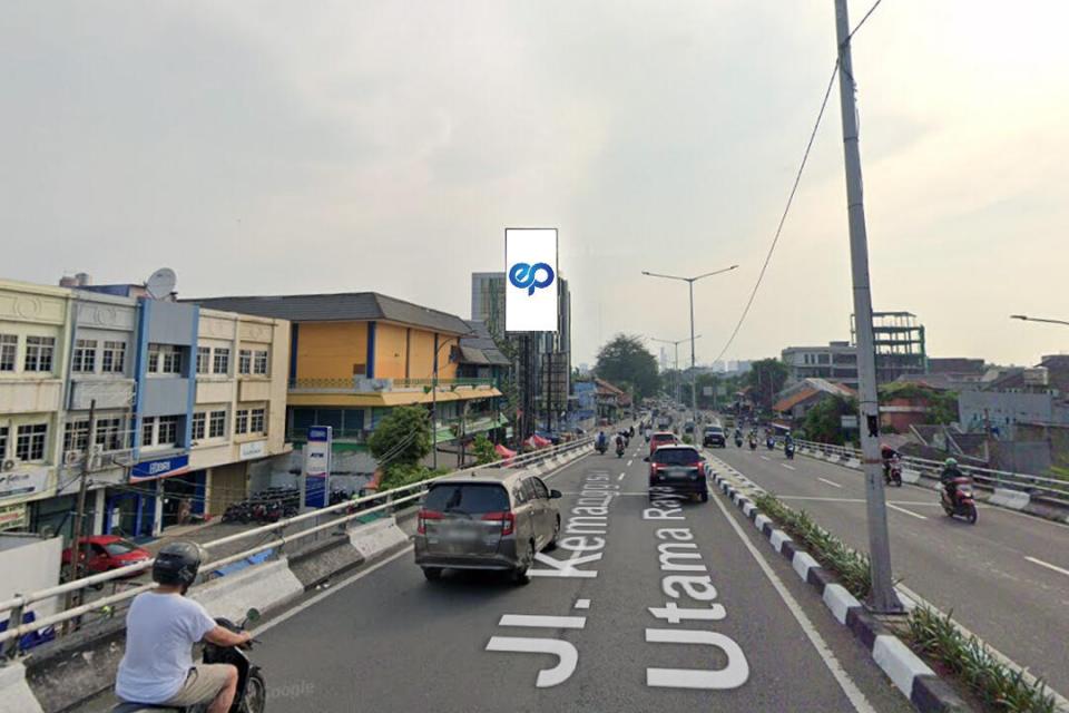 Billboard at Jl. Kemanggisan Utama Raya (Pasar Slipi), Jakarta Barat