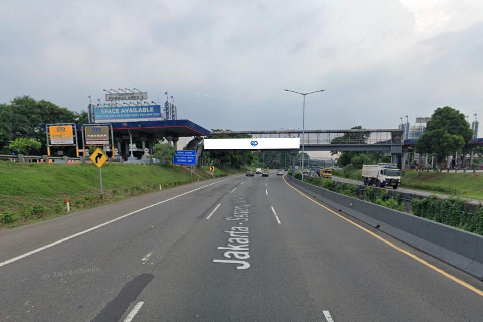 Billboard at Jl. Jakarta - Serpong (JPO KM 06+200 A), Tangerang Selatan