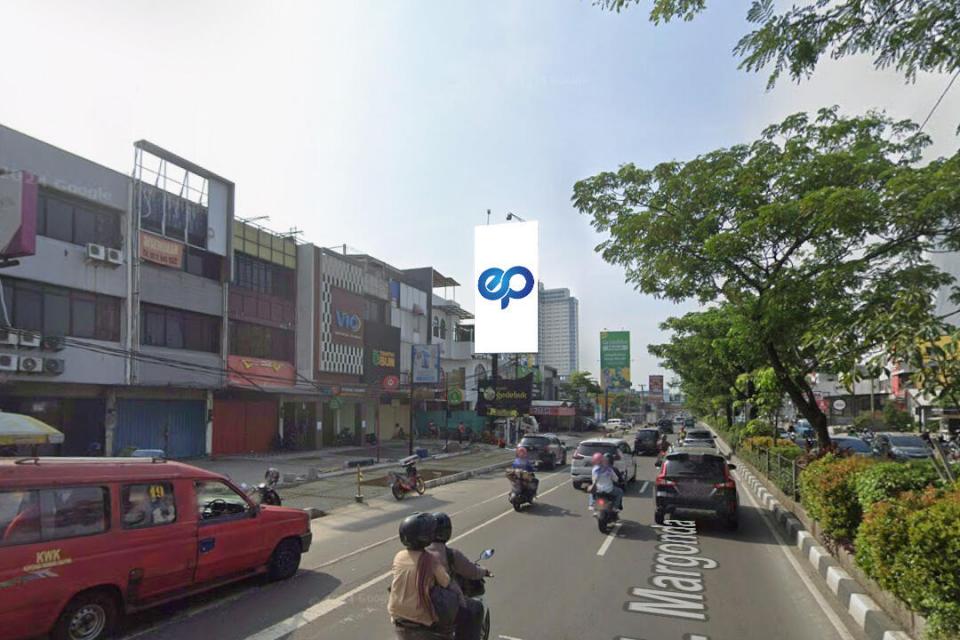Billboard at JL. Margonda Raya, Depok