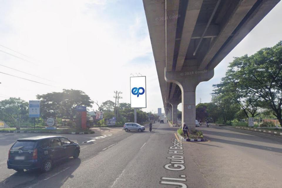 Billboard at JL. Gubernur Haji Bastari (Depan Kantor Bank Sumselbabel), Palembang