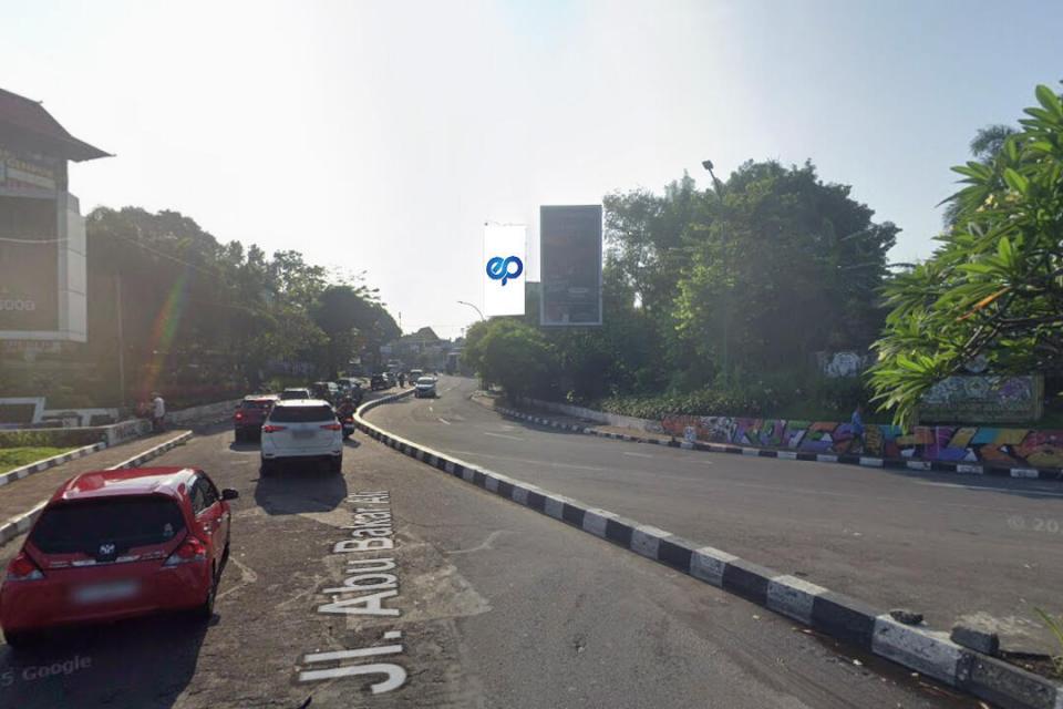 Billboard at JL. Abubakar Ali, Yogyakarta