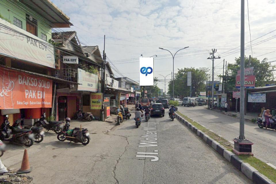 Billboard at Jl. Wolter Monginsidi Perempatan Pasar Genuk, Semarang