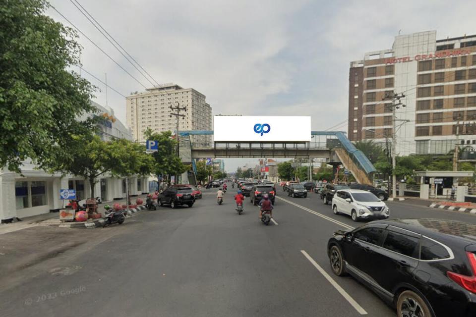 Billboard at JPO Jl. Pemuda, Semarang