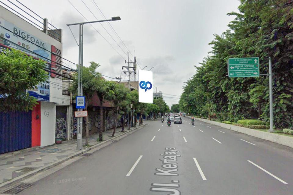 Billboard at Perempatan Jl. Kertajaya - Jl. Dharmawangsa, Surabaya