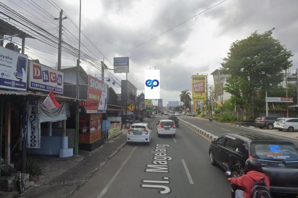 Billboard at Jl. Magelang perempatan Selokan (KM5), Yogyakarta