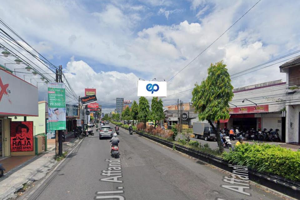 Billboard at JI. Affandi Sebrang Mirota Pasar Raya, Yogyakarta