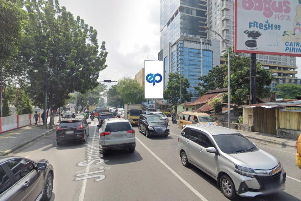 Billboard at JI. Perintis Kemerdekaan (Sp. Gaharu Mall & Condo Grand Jati Junction), Medan