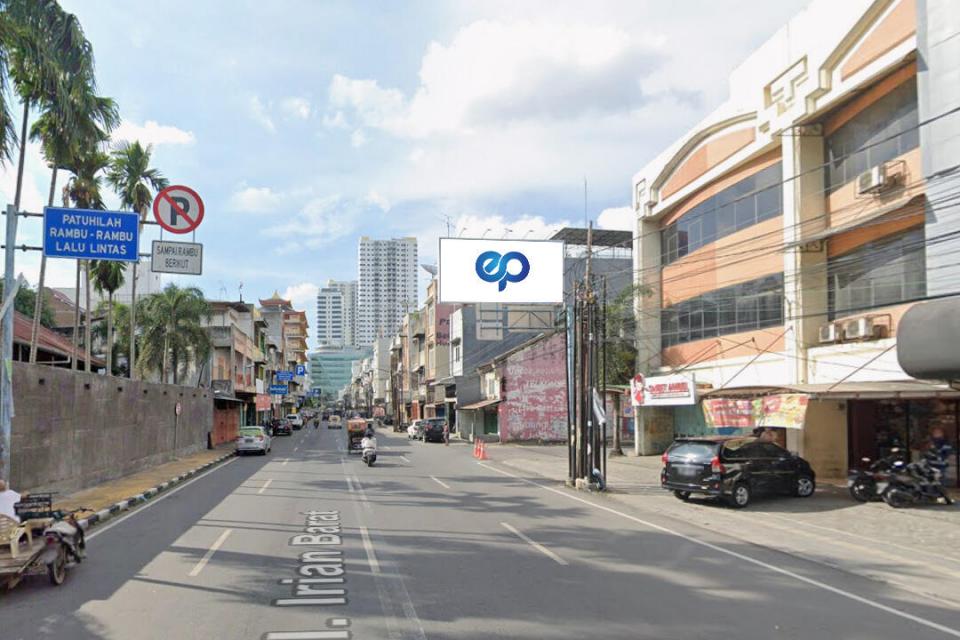 Billboard at JI. Irian Barat, Medan