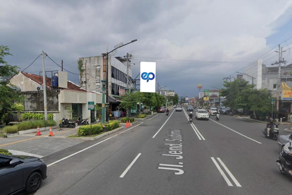 Billboard at Jl. Jend. Sudirman (barat jembatan gondolayu), Yogyakarta