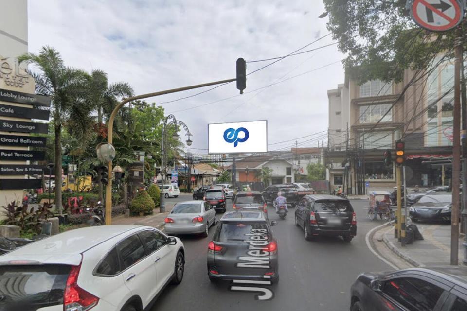 Billboard at Jl. Merdeka (El Royal Hotel), Bandung