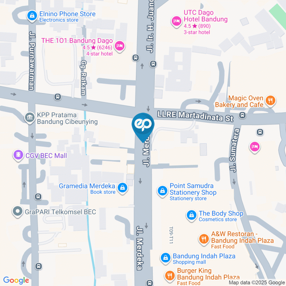 Map location of Videotron